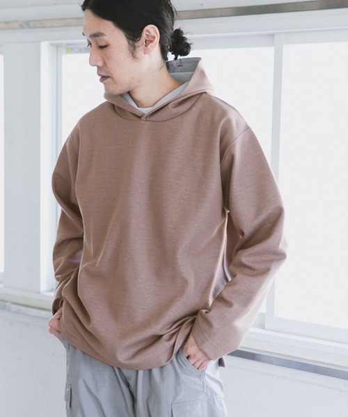 URBAN RESEARCH DOORS（アーバンリサーチドアーズ）の「ダブルフェイスフーディ（パーカー・メンズ・ブラウン/オリーブ/グレー系その他/ネイビー・40/38）」の15枚目の写真