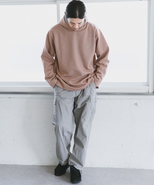 URBAN RESEARCH DOORS（アーバンリサーチドアーズ）の「ダブルフェイスフーディ（パーカー・メンズ・ブラウン/オリーブ/グレー系その他/ネイビー・40/38）」の18枚目の写真