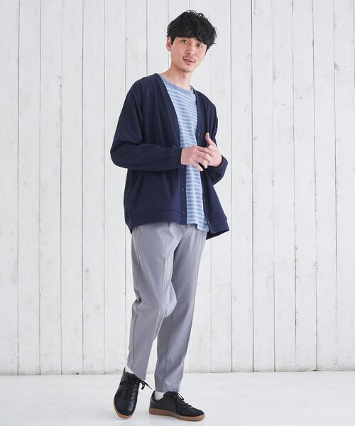 coen（コーエン）の「極楽FITタックイージーテーパードパンツ（スラックス・メンズ・ダークグレー/ベージュ/ネイビー/グレー/ブラック/オリーブ・MEDIUM/SMALL/X-LARGE/LARGE）」の20枚目の写真