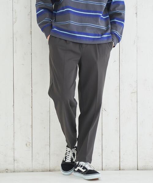 coen（コーエン）の「極楽FITタックイージーテーパードパンツ（スラックス・メンズ・ダークグレー/ベージュ/ネイビー/グレー/ブラック/オリーブ・MEDIUM/SMALL/X-LARGE/LARGE）」の13枚目の写真