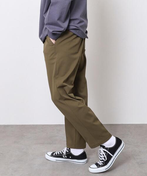 coen（コーエン）の「極楽FITタックイージーテーパードパンツ（スラックス・メンズ・ダークグレー/ベージュ/ネイビー/グレー/ブラック/オリーブ・MEDIUM/SMALL/X-LARGE/LARGE）」の12枚目の写真
