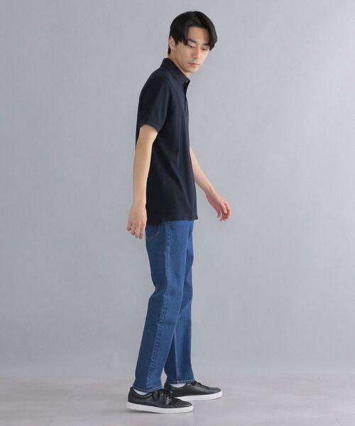 SHIPS(シップス)の「【WEB限定】SHIPS: 10オンス 5ポケット スリム テーパード ストレッチ デニム パンツ(デニムパンツ・メンズ・ブラック/ネイビー/ブルー・SMALL/MEDIUM/LARGE)」の16枚目の写真