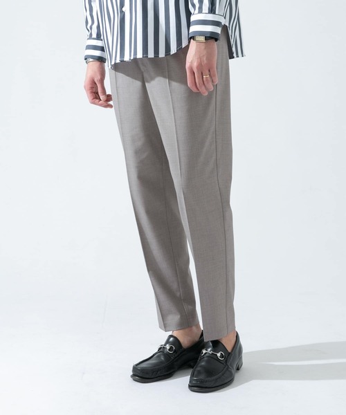 URBAN RESEARCH ROSSO MEN(アーバンリサーチロッソメン)の「『XLサイズあり』イージーテーパードスラックス(スラックス・メンズ・ネイビー/ブラック/グレー/ライトグレー・MEDIUM/LARGE/X-LARGE)」の20枚目の写真