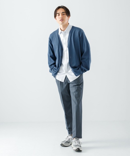 URBAN RESEARCH ROSSO MEN(アーバンリサーチロッソメン)の「『XLサイズあり』イージーテーパードスラックス(スラックス・メンズ・ネイビー/ブラック/グレー/ライトグレー・MEDIUM/LARGE/X-LARGE)」の21枚目の写真