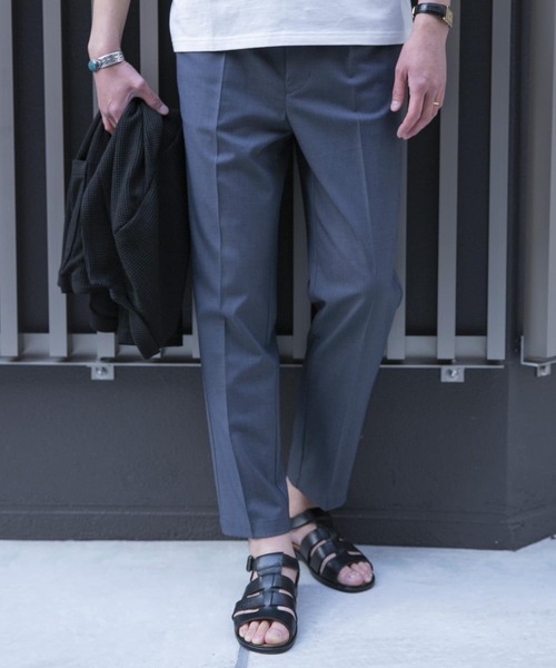 URBAN RESEARCH ROSSO MEN(アーバンリサーチロッソメン)の「『XLサイズあり』イージーテーパードスラックス(スラックス・メンズ・ネイビー/ブラック/グレー/ライトグレー・MEDIUM/LARGE/X-LARGE)」の19枚目の写真