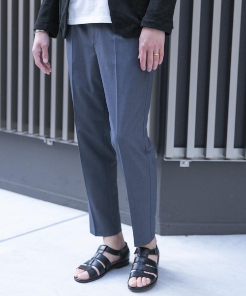 URBAN RESEARCH ROSSO MEN(アーバンリサーチロッソメン)の「『XLサイズあり』イージーテーパードスラックス(スラックス・メンズ・ネイビー/ブラック/グレー/ライトグレー・MEDIUM/LARGE/X-LARGE)」の7枚目の写真