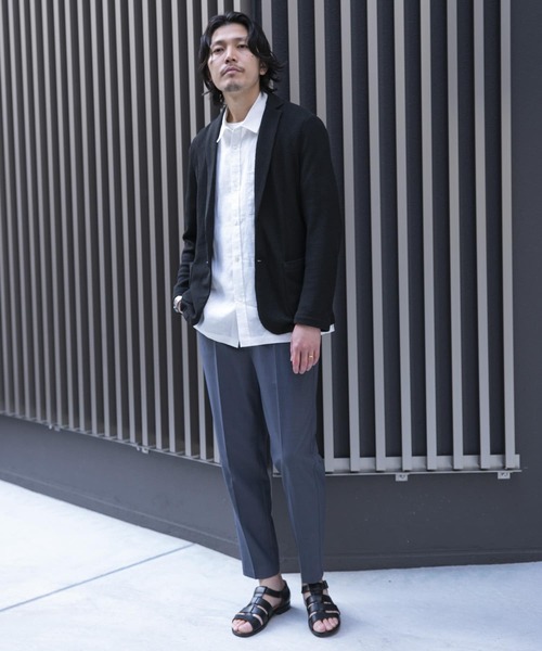 URBAN RESEARCH ROSSO MEN(アーバンリサーチロッソメン)の「『XLサイズあり』イージーテーパードスラックス(スラックス・メンズ・ネイビー/ブラック/グレー/ライトグレー・MEDIUM/LARGE/X-LARGE)」の16枚目の写真