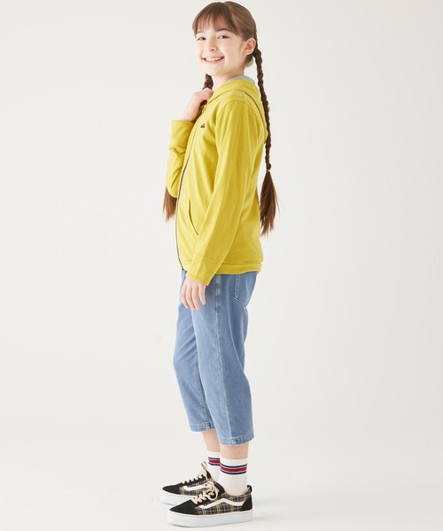 KRIFF MAYER Kid's Collection（クリフメイヤーキッズコレクション）の「涼タッチカットデニム（デニムパンツ・キッズ・ライトブルー/ダークブルー・130/170/150/120/160/140）」の5枚目の写真