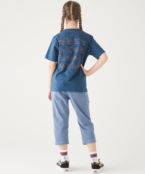 KRIFF MAYER Kid's Collection（クリフメイヤーキッズコレクション）の「涼タッチカットデニム（デニムパンツ・キッズ・ライトブルー/ダークブルー・130/170/150/120/160/140）」の6枚目の写真