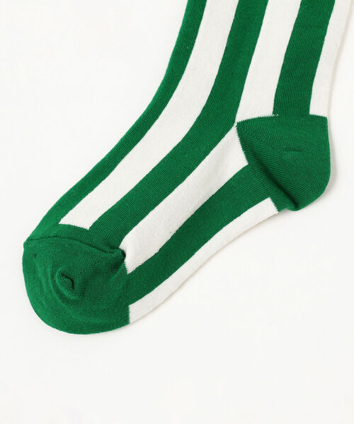B:MING by BEAMS(ビーミングバイビームス)の「B:MING by BEAMS / ストライプ ソックス(13~21cm)(ソックス/靴下・キッズ・パープル/ベージュ/グリーン・S 13-15㎝/M 16-18㎝/L 19-21㎝)」の5枚目の写真