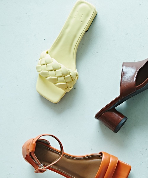 N.（N. Natural Beauty Basic）（エヌエヌナチュラルビューティーベーシック）の「◆メッシュミュール（サンダル・レディース・ベージュ/イエロー/ホワイト・MEDIUM/LARGE）」の13枚目の写真