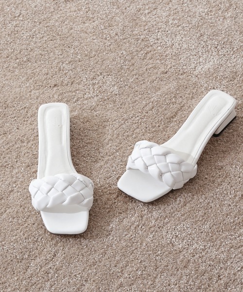 N.（N. Natural Beauty Basic）（エヌエヌナチュラルビューティーベーシック）の「◆メッシュミュール（サンダル・レディース・ベージュ/イエロー/ホワイト・MEDIUM/LARGE）」の21枚目の写真