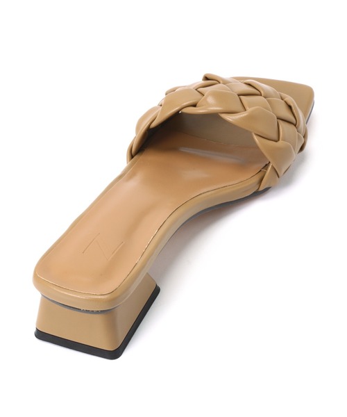 N.（N. Natural Beauty Basic）（エヌエヌナチュラルビューティーベーシック）の「◆メッシュミュール（サンダル・レディース・ベージュ/イエロー/ホワイト・MEDIUM/LARGE）」の7枚目の写真