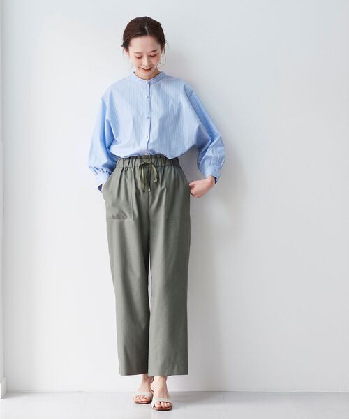 le.coeur blanc(ルクールブラン)の「パールボタンドルマンシャツ(シャツ/ブラウス・レディース・オフホワイト/ブルー系その他3/ブルー系その他4・38)」の11枚目の写真