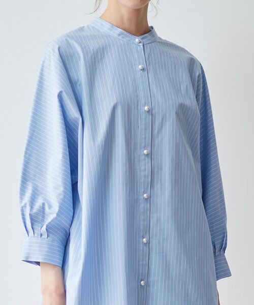 le.coeur blanc(ルクールブラン)の「パールボタンドルマンシャツ(シャツ/ブラウス・レディース・オフホワイト/ブルー系その他3/ブルー系その他4・38)」の22枚目の写真