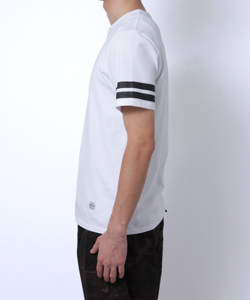 SILAS（サイラス）の「S/S FOOTBALL TEE（Tシャツ/カットソー・メンズ・ホワイト/ネイビー・MEDIUM/SMALL/LARGE）」の7枚目の写真