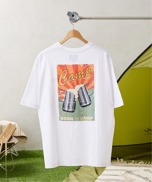 Snow Peak(スノーピーク)の「【SNOW PEAK / スノーピーク】別注 Beer Graphic Tシャツ(Tシャツ/カットソー・メンズ・ホワイト/ブラック・SMALL/MEDIUM/LARGE)」の20枚目の写真