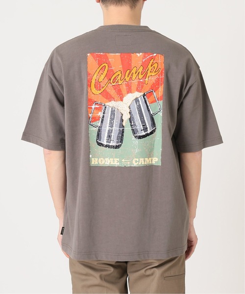 Snow Peak(スノーピーク)の「【SNOW PEAK / スノーピーク】別注 Beer Graphic Tシャツ(Tシャツ/カットソー・メンズ・ホワイト/ブラック・SMALL/MEDIUM/LARGE)」の5枚目の写真
