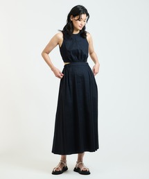 ESTNATION | ESTNATION / バックリボンリネンワンピース(ワンピース)