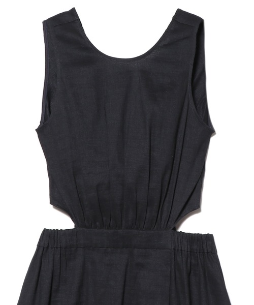 ESTNATION（エストネーション）の「ESTNATION / バックリボンリネンワンピース（ワンピース・レディース・オフホワイト/ネイビー・38/36）」の11枚目の写真