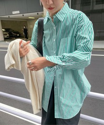 ロンドンストライプオーバーシャツ