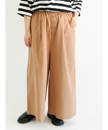 Samansa Mos2 | フロントボタンワイドパンツ(その他パンツ)