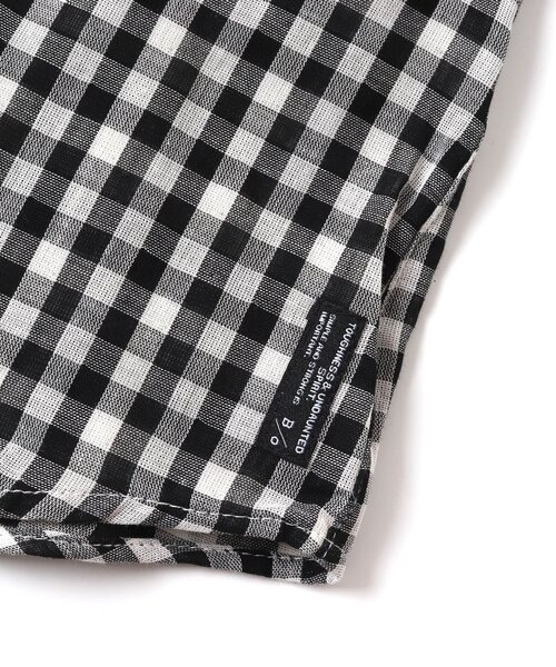 BREEZE（ブリーズ）の「クレイジーギンガムチェックシャツ（シャツ/ブラウス・キッズ・ブラック/ベージュ/グリーン・100/110/140/80/90/130/120）」の6枚目の写真
