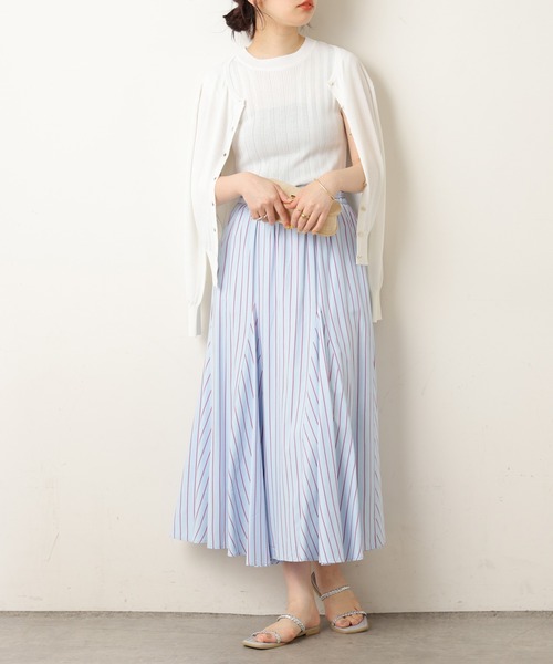 natural couture（ナチュラルクチュール）の「セット着用可/UV・接触冷感機能あり プチプラベーシックカーディガン（カーディガン/ボレロ・レディース・オフホワイト/ブラック/グリーン/ラベンダー/ピンク/その他1・FREE）」の19枚目の写真