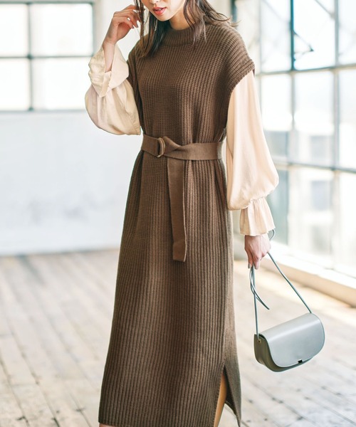 ブランド古着 ニットワンピース ワンピース Geera ジーラ のファッション通販 Zozoused