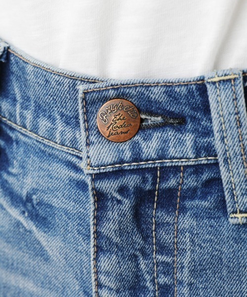 RODEO CROWNS WIDE BOWL（ロデオクラウンズワイドボウル）の「Rough Chic slim straight（デニムパンツ・レディース・ブルー/ライトブルー・24inch/26inch/23inch/25inch/27inch）」の17枚目の写真