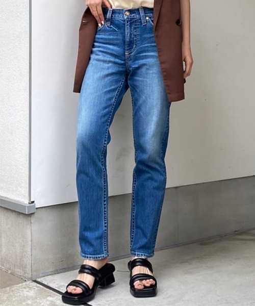 RODEO CROWNS WIDE BOWL（ロデオクラウンズワイドボウル）の「Rough Chic slim straight（デニムパンツ・レディース・ブルー/ライトブルー・24inch/26inch/23inch/25inch/27inch）」の22枚目の写真