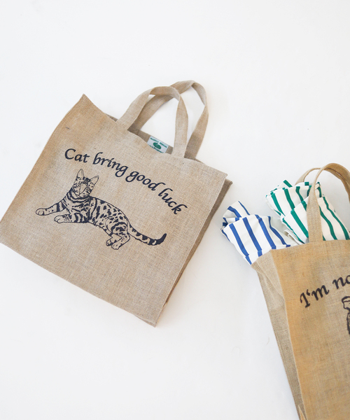 MAISON BENGAL（マイソンベンガル）の「《追加》別注【MAISON BENGAL 】 Jute print TOTE SPECIAL：トートバッグ（ショルダーバッグ・レディース・ベージュ/ベージュ系その他・FREE）」の20枚目の写真