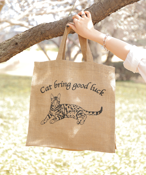 MAISON BENGAL（マイソンベンガル）の「《追加》別注【MAISON BENGAL 】 Jute print TOTE SPECIAL：トートバッグ（ショルダーバッグ・レディース・ベージュ/ベージュ系その他・FREE）」の17枚目の写真