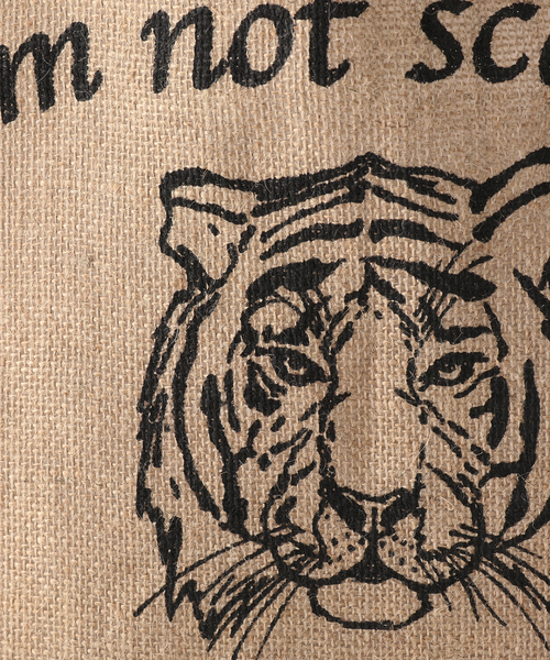 MAISON BENGAL（マイソンベンガル）の「《追加》別注【MAISON BENGAL 】 Jute print TOTE SPECIAL：トートバッグ（ショルダーバッグ・レディース・ベージュ/ベージュ系その他・FREE）」の4枚目の写真