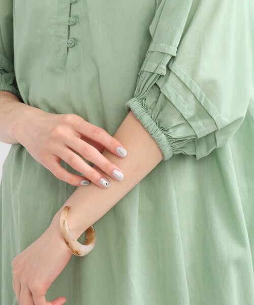 SHOO・LA・RUE（シューラルー）の「◆【INDIA】カフタンカラーワンピース（ワンピース・レディース・ブラック/イエロー/グリーン/ピンク系・00）」の9枚目の写真