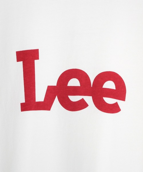 Lee(リー)の「リンガー半袖Tシャツ(Tシャツ/カットソー・メンズ・ホワイト/ベージュ/グレー・SMALL/LARGE/X-LARGE/MEDIUM)」の11枚目の写真