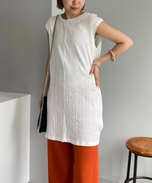 CAPRICIEUX LE'MAGE | ランダムリブフレンチTシャツ(Tシャツ/カットソー)