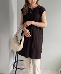 CAPRICIEUX LE'MAGE | ランダムリブフレンチTシャツ(Tシャツ/カットソー)