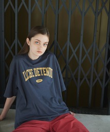 flaner | Loose college logo tee/ルーズカレッジロゴTee(Tシャツ/カットソー)