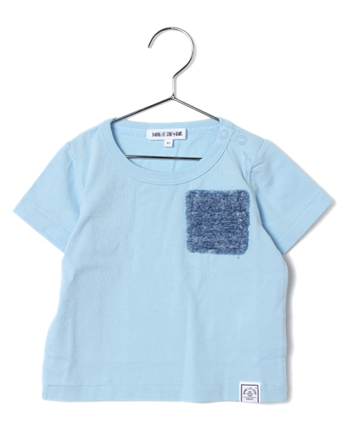 B:MING by BEAMS（ビーミングバイビームス）の「ビーミング by ビームス / パイルポケットTシャツ（Tシャツ/カットソー・キッズ・ホワイト/サックスブルー/ネイビー・140/110/100/130/120/150/80/90）」の18枚目の写真