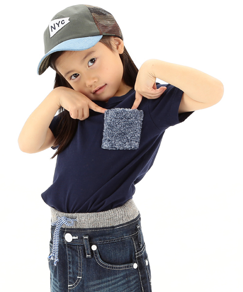 B:MING by BEAMS（ビーミングバイビームス）の「ビーミング by ビームス / パイルポケットTシャツ（Tシャツ/カットソー・キッズ・ホワイト/サックスブルー/ネイビー・140/110/100/130/120/150/80/90）」の12枚目の写真