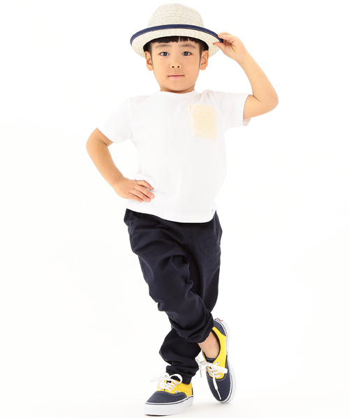 B:MING by BEAMS（ビーミングバイビームス）の「ビーミング by ビームス / パイルポケットTシャツ（Tシャツ/カットソー・キッズ・ホワイト/サックスブルー/ネイビー・140/110/100/130/120/150/80/90）」の13枚目の写真