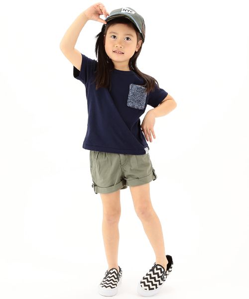 B:MING by BEAMS（ビーミングバイビームス）の「ビーミング by ビームス / パイルポケットTシャツ（Tシャツ/カットソー・キッズ・ホワイト/サックスブルー/ネイビー・140/110/100/130/120/150/80/90）」の6枚目の写真