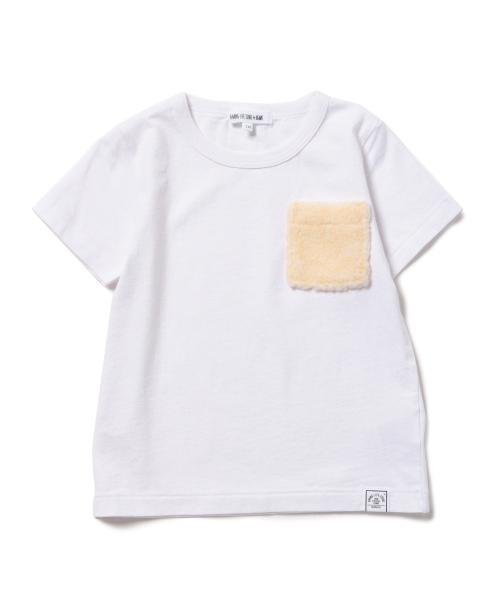 B:MING by BEAMS（ビーミングバイビームス）の「ビーミング by ビームス / パイルポケットTシャツ（Tシャツ/カットソー・キッズ・ホワイト/サックスブルー/ネイビー・140/110/100/130/120/150/80/90）」の9枚目の写真