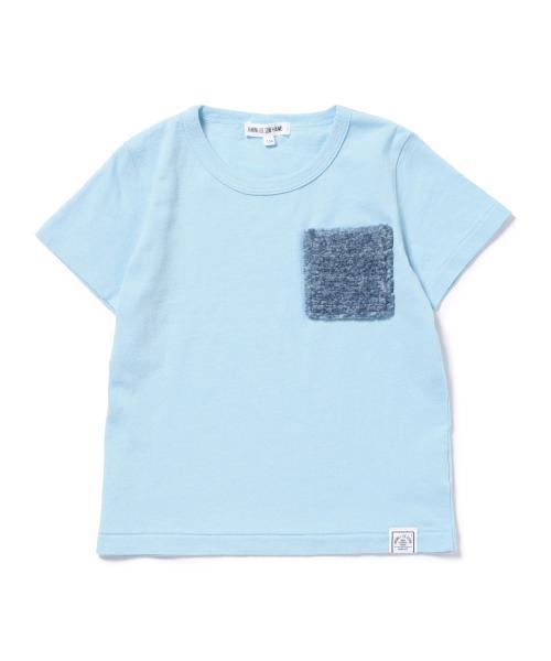 B:MING by BEAMS（ビーミングバイビームス）の「ビーミング by ビームス / パイルポケットTシャツ（Tシャツ/カットソー・キッズ・ホワイト/サックスブルー/ネイビー・140/110/100/130/120/150/80/90）」の8枚目の写真