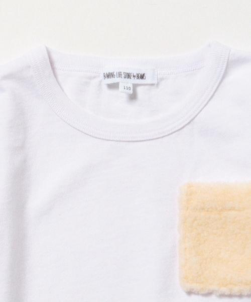 B:MING by BEAMS（ビーミングバイビームス）の「ビーミング by ビームス / パイルポケットTシャツ（Tシャツ/カットソー・キッズ・ホワイト/サックスブルー/ネイビー・140/110/100/130/120/150/80/90）」の10枚目の写真