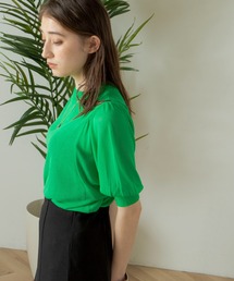 ANGIE | リネンタッチボリュームスリーブニット(ニット/セーター)