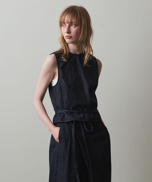 steven alan -  ＜Steven Alan＞DENIM SHORT VEST/ベスト ネイビー Steven Alan（スティーブンアラン）の「＜Steven Alan＞DENIM