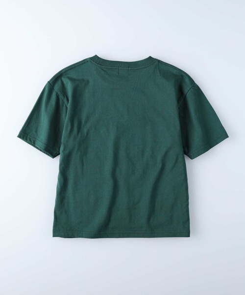 CAMP7(キャンプセブン)の「【CAMP7】ロゴプリントTシャツ(Tシャツ/カットソー・キッズ・ブラック/グリーン・120/130/105/140/150/160)」の4枚目の写真
