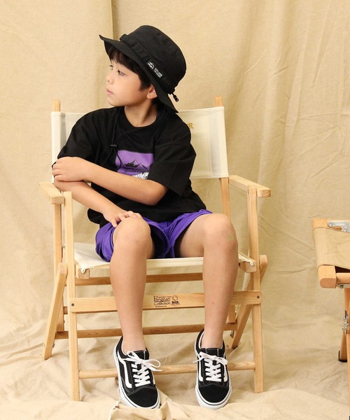 CAMP7(キャンプセブン)の「【CAMP7】ロゴプリントTシャツ(Tシャツ/カットソー・キッズ・ブラック/グリーン・120/130/105/140/150/160)」の8枚目の写真